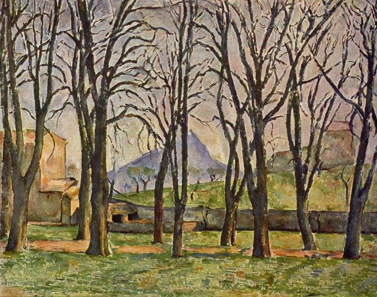 Paul Cezanne Jas de Bouffan Norge oil painting art